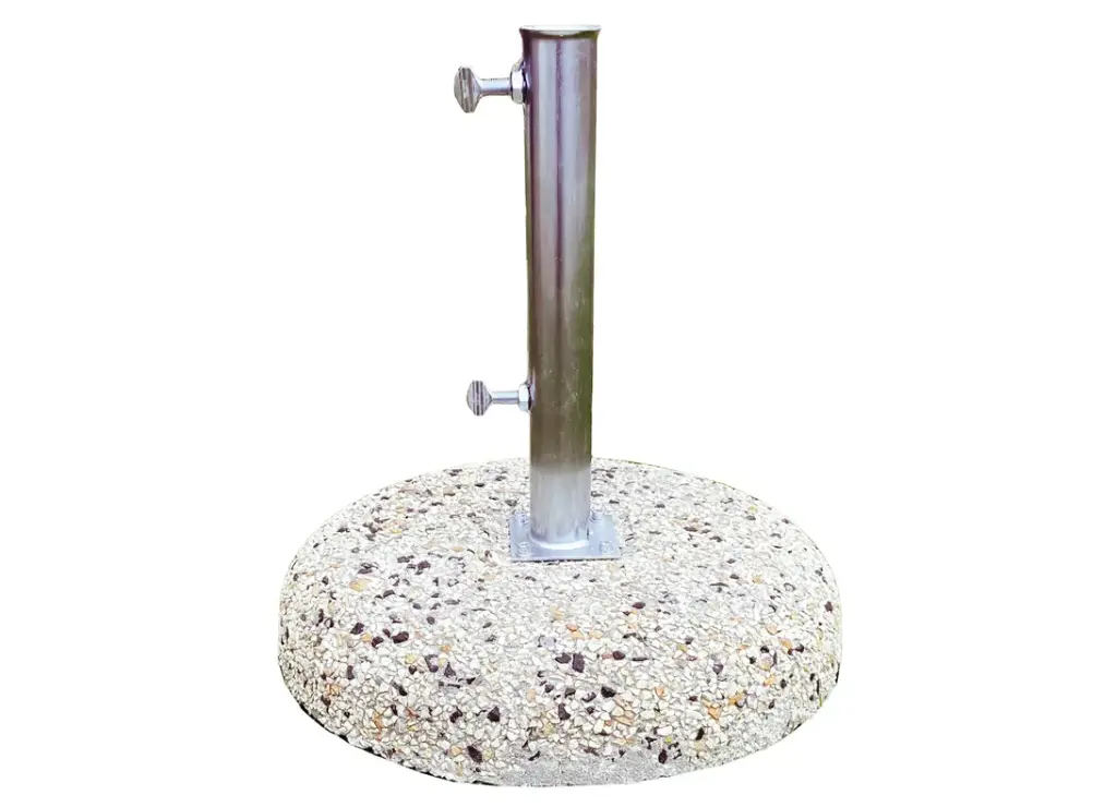 BASE IN GRANIGLIETTO DA KG.25 TUBO diam 45 MM A 4 VITI