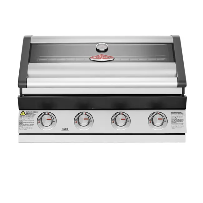 Corpo 1600S Acciaio Inox 4 Fuochi da incasso