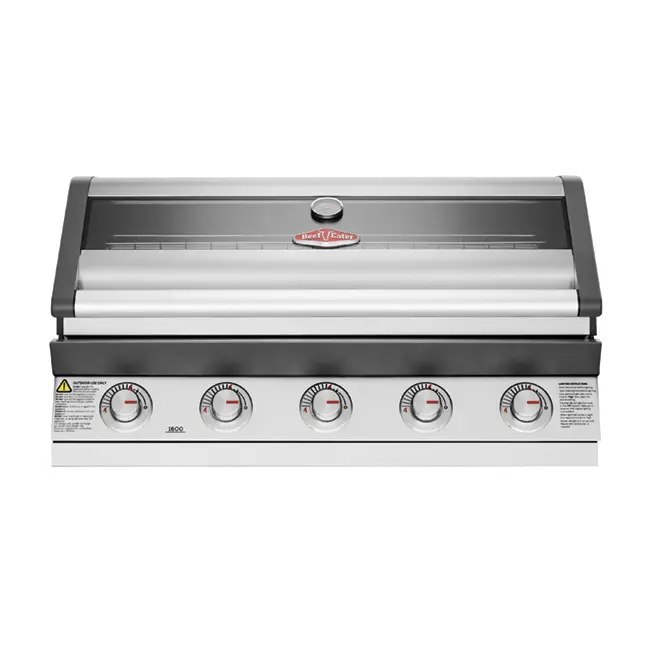 Corpo 1600S Acciaio Inox 5 Fuochi da incasso