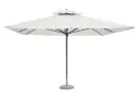 OMBRELLONE PUSH UP IN ALLUMINIO 4×4 – POLIESTERE ECRU’ – ANTRACITE