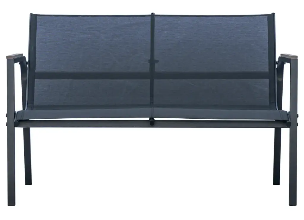 SALOTTO TARQUINIA IN FERRO E TEXTILENE ANTRACITE