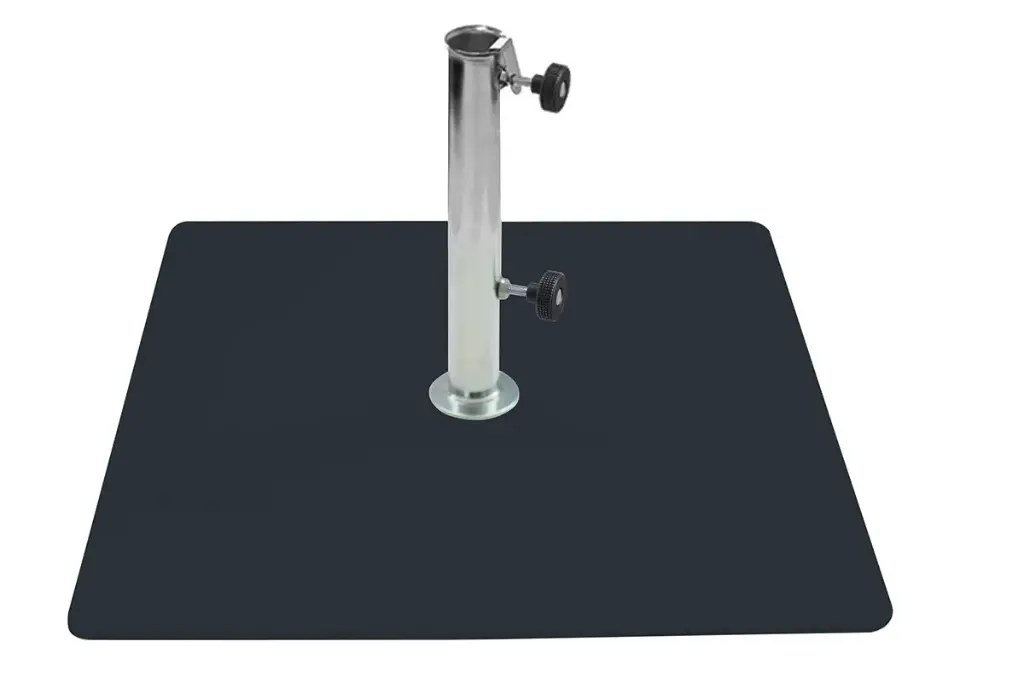 BASE CALPESTABILE IN METALLO KG.30 NERA TUBO 38