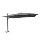 OMBRELLONE ACRUX NERO P/L 4 X 4 TELO GRIGIO