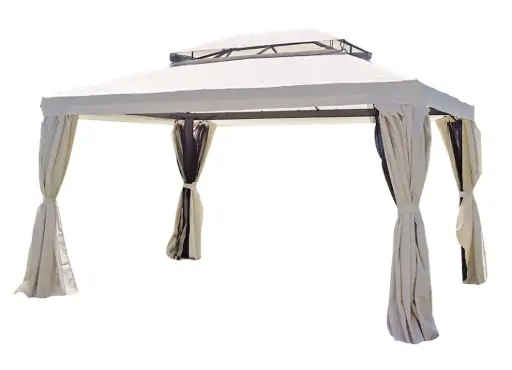 [PZ10545] GAZEBO NEBRASKA IN ALLUMINIO 3×4