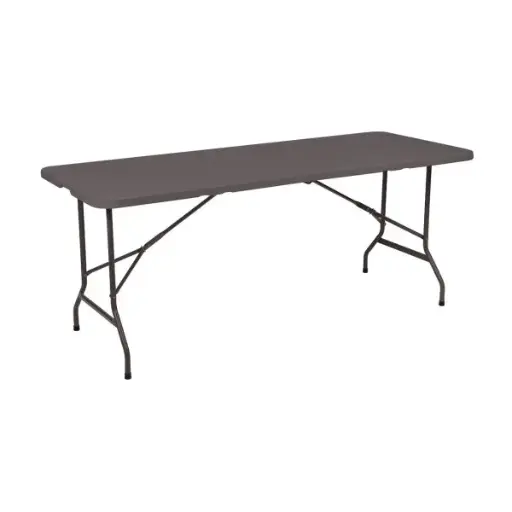 [PZ10650] TAVOLO CATERING VERDELOOK 180X70H74 MARRONE PIEGHEVOLE