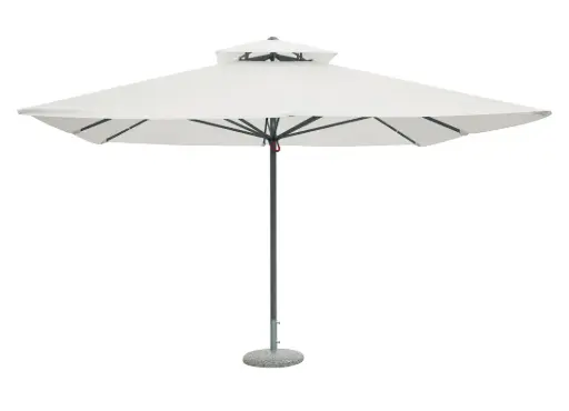 [PZ10659] OMBRELLONE PUSH UP IN ALLUMINIO 4×4 – POLIESTERE ECRU’ – ANTRACITE